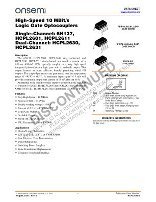 HCPL2631 datasheet cover page