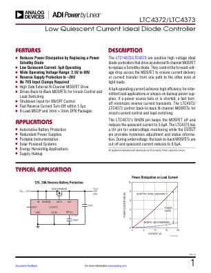 LTC4372-4373 datasheet cover page