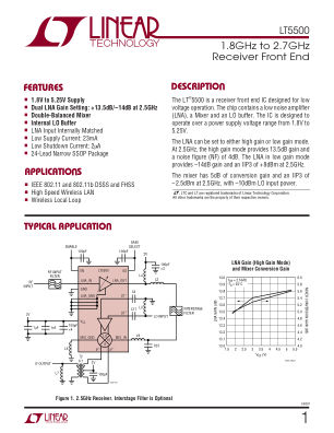 5500F datasheet cover page
