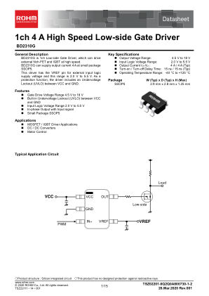 BD2310G 数据手册首页