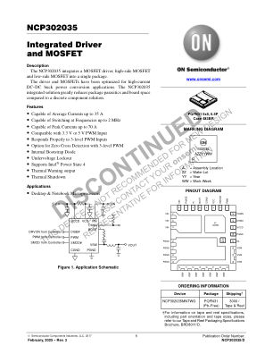 NCP302035 datasheet cover page