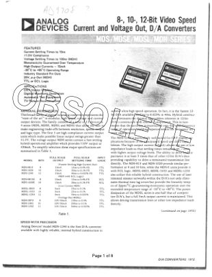 1265160MDS-1240 datasheet cover page