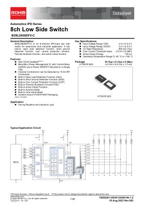 BD8LD650EFV-C datasheet cover page