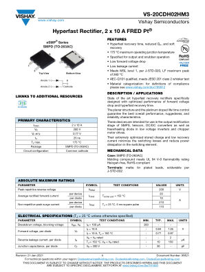 VS-20CDH02HM3 数据手册首页
