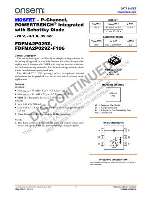 FDFMA2P029Z 数据手册首页