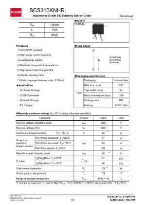 SCS310KNHR 数据手册首页