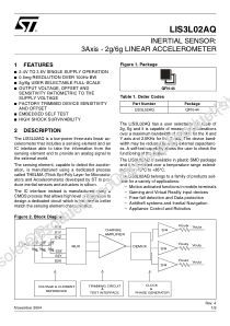 LIS3L02AQ datasheet cover page