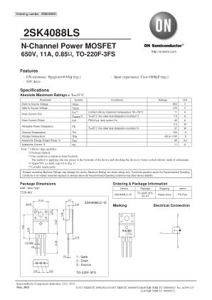 2SK4088LS 数据手册首页