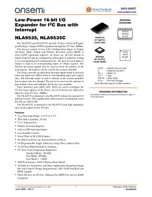 NLA9535 datasheet cover page