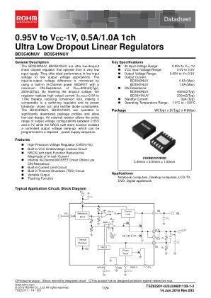BD3541NUV datasheet cover page