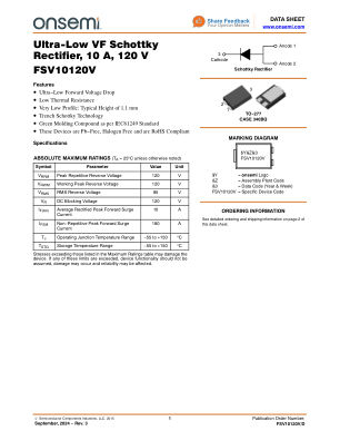 FSV10120V 数据手册首页