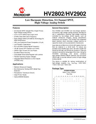 HV2802GA-G 数据手册首页
