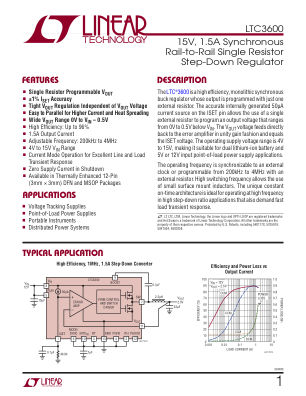 3600FD datasheet cover page