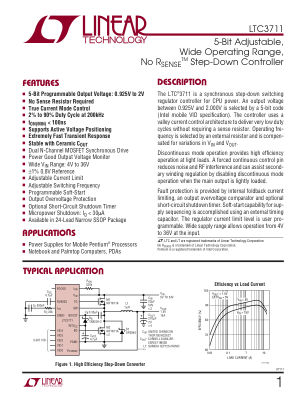 3711F datasheet cover page
