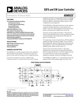 ADN8820 datasheet cover page