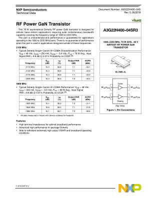 A3G22H400-04S 数据手册首页