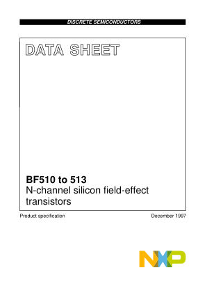 BF510 数据手册首页