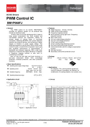 BM1P068FJ 数据手册首页