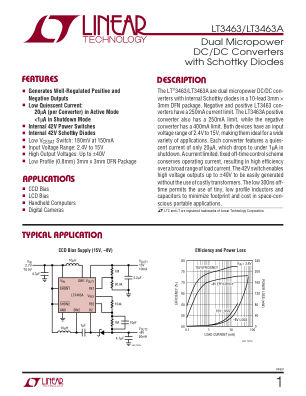 3463F datasheet cover page