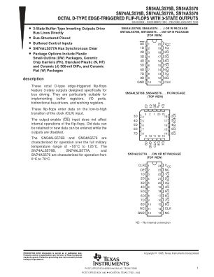 SN74AS576 数据手册首页