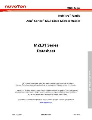 M2L31 datasheet cover page