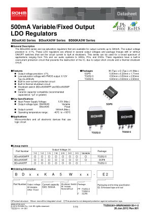 BD00KA5WF 数据手册首页