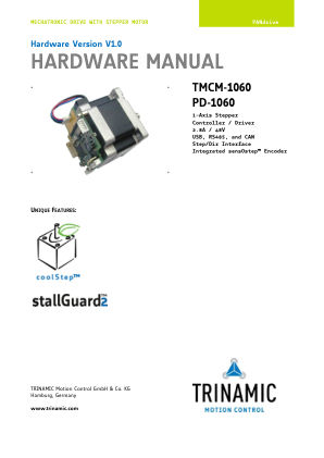 TMCM-1060 数据手册首页
