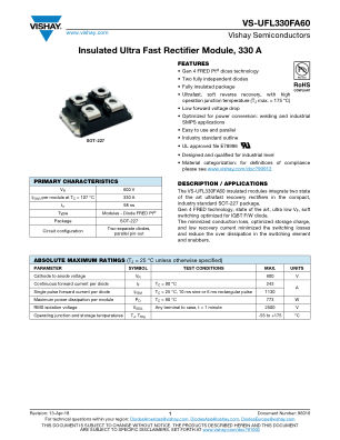 VS-UFL330FA60 数据手册首页