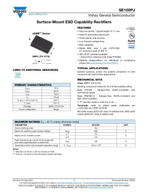 SE100PJ 数据手册首页