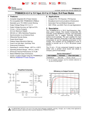 TPSM846C24 datasheet cover page