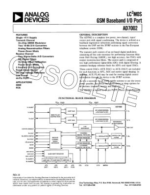 1575454AD7002 datasheet cover page