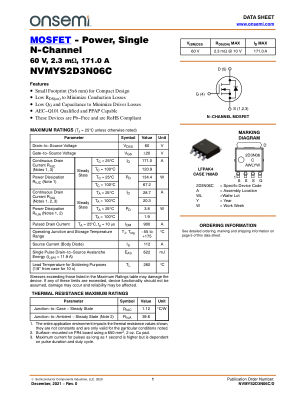 NVMYS2D3N06C 数据手册首页