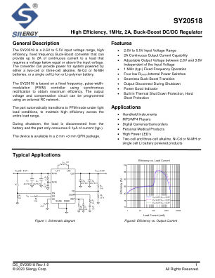 SY20518QOC datasheet cover page