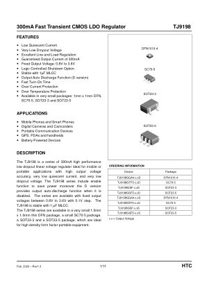 TJ9198 datasheet cover page