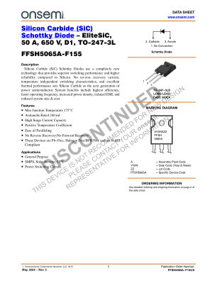 FFSH5065A-F155 数据手册首页