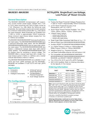 MAX6381-MAX6390 datasheet cover page