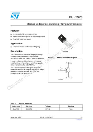 BULT3P3 数据手册首页