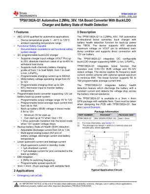 TPS61382A-Q1 datasheet cover page