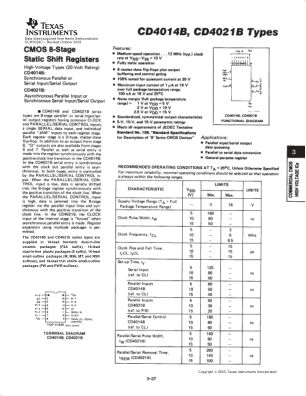 CD4021B-MIL datasheet cover page