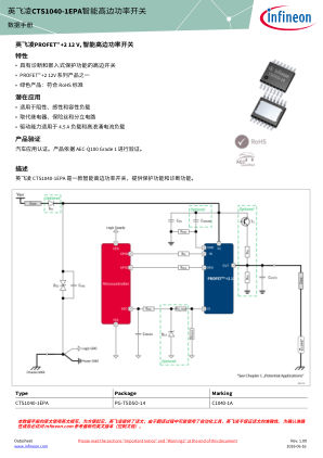 CTS1040-1EPA 数据手册首页