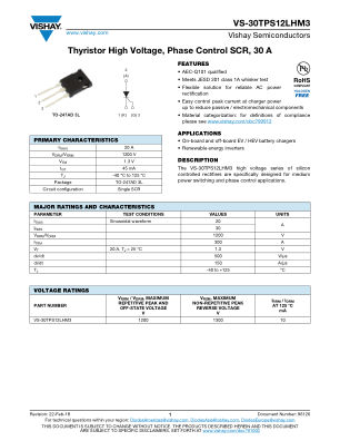 VS-30TPS12LHM3 datasheet cover page
