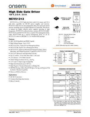 NCV51313 数据手册首页