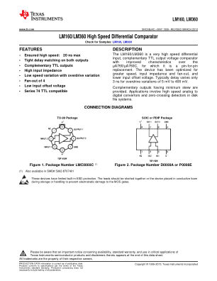 LM360 datasheet cover page