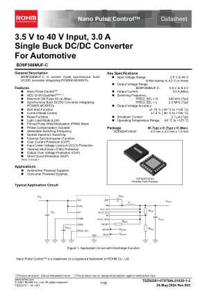 BD9P308MUF-C 数据手册首页