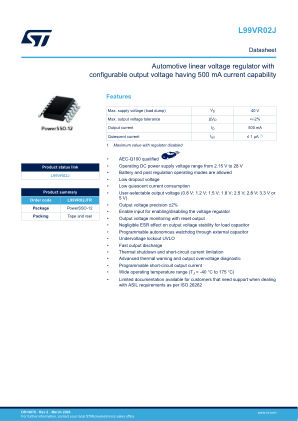 L99VR02J datasheet cover page