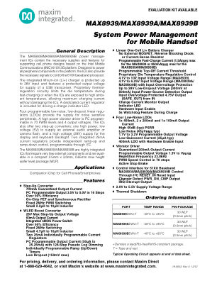 MAX8939-MAX8939B datasheet cover page