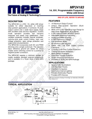 MP24183 datasheet cover page