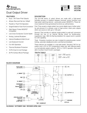 UC3706 datasheet cover page