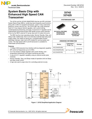 MC33742 datasheet cover page
