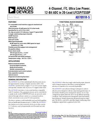 AD7091R-5 datasheet cover page